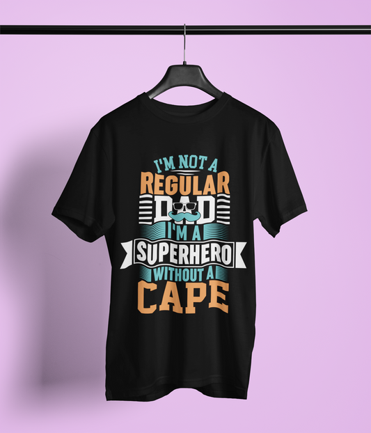 Unisex Super Dad Round NeckT-Shirt
